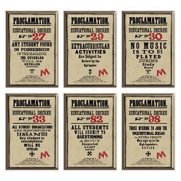 Magnet Harry Potter - Proclamations