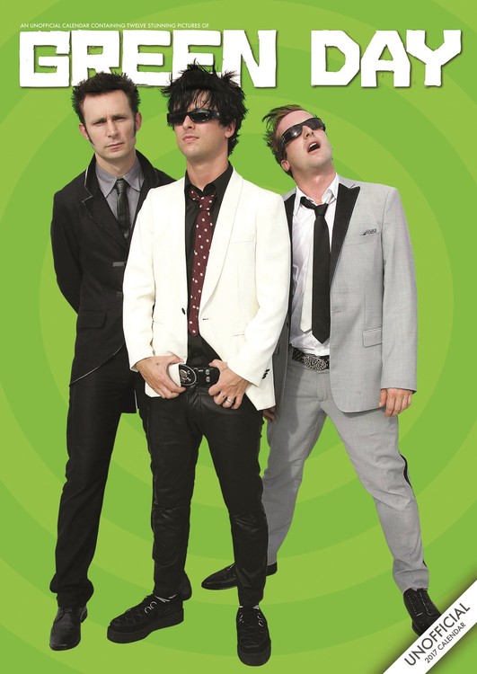 Календар 2027 Green Day