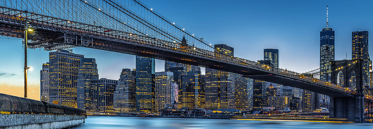 Фотошпалери Blue Hour over New York