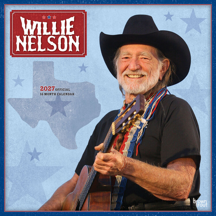 Календар 2027 Willie Nelson | 16-місячний