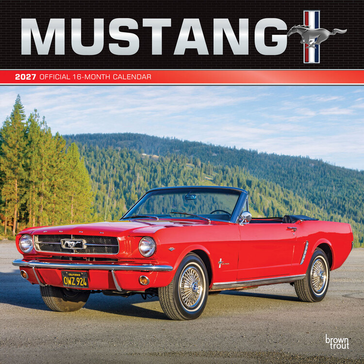 Календар 2027 Ford Mustang | 16-місячний