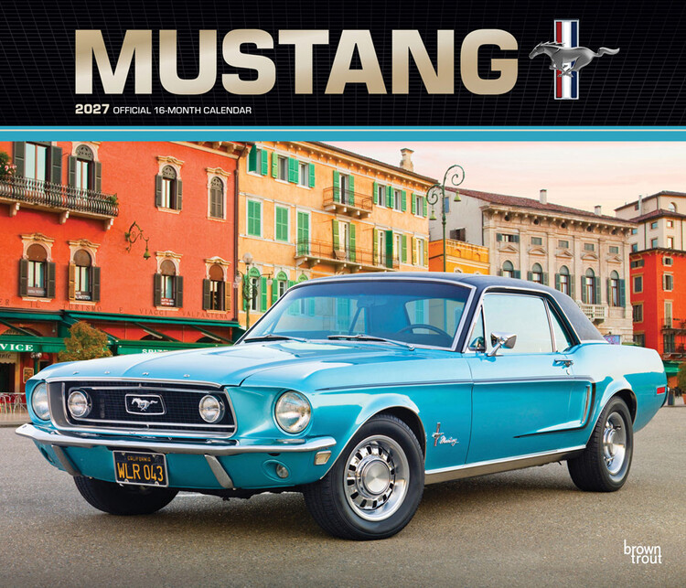 Календар 2027 Ford Mustang - Deluxe | 16-місячний