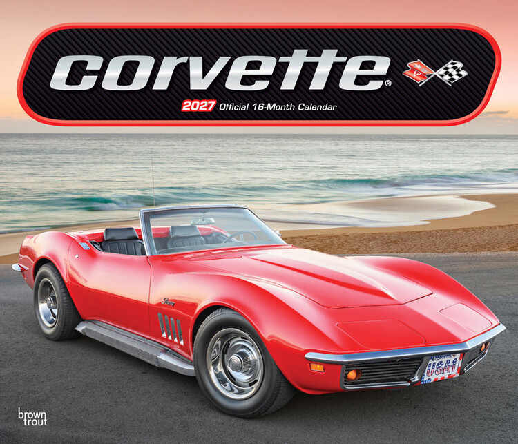 Календар 2027 Corvette - Deluxe | 16-місячний