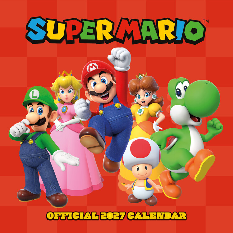 Календар 2027 Super Mario