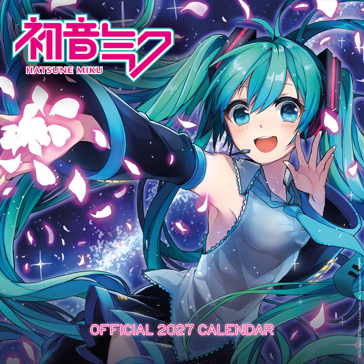 Календар 2027 Hatsune Miku