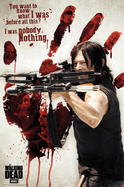 Плакат Walking Dead - Bloody Hand Daryl