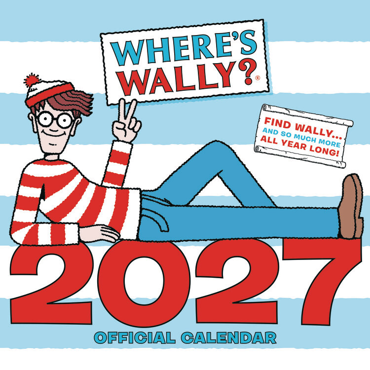 Календар 2027 Wheres Wally