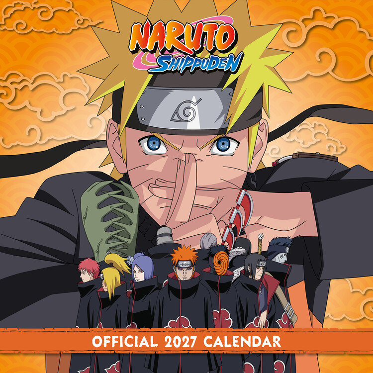 Календар 2027 Naruto Shippuden