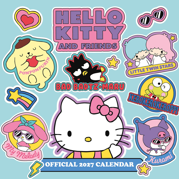 Календар 2027 Hello Kitty & Friends