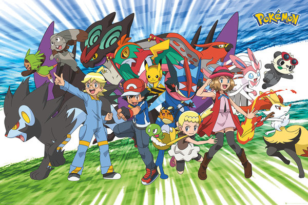 Плакат Pokemon - Traveling Party