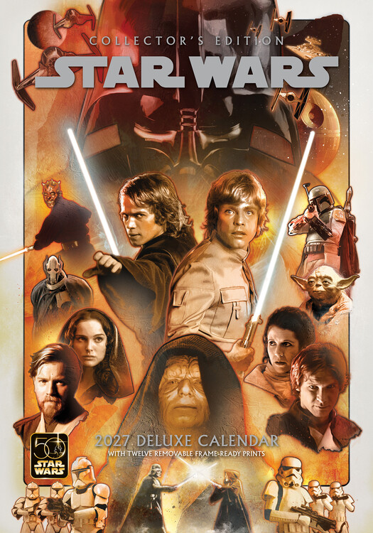 Календар 2027 Star Wars Classic - Deluxe