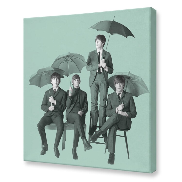 Картината върху платно The Beatles - Umbrellas