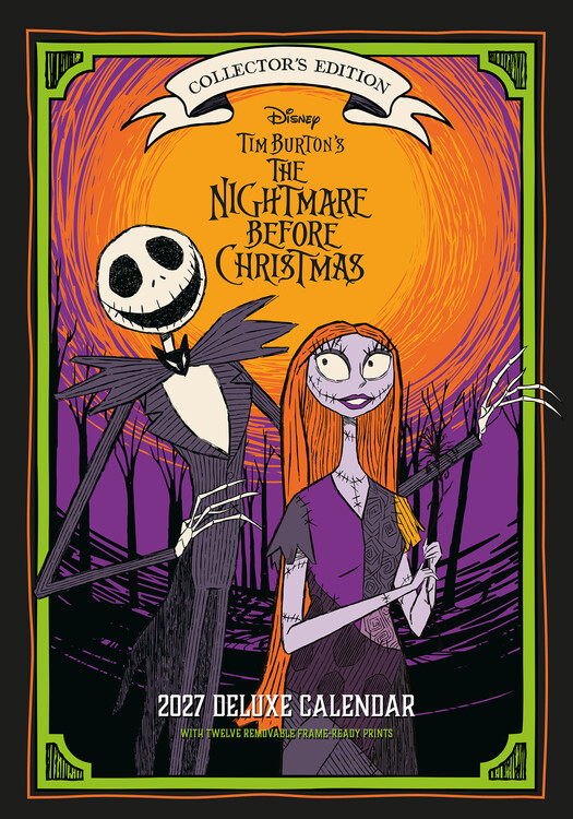 Календар 2027 The Nightmare Before Christmas - Deluxe
