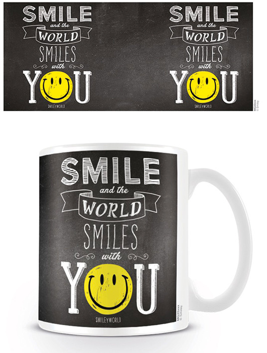 Чаша Smiley - World Smiles With You