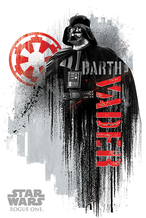 Αφίσα Rogue One: Star Wars Story - Darth Vader Grunge