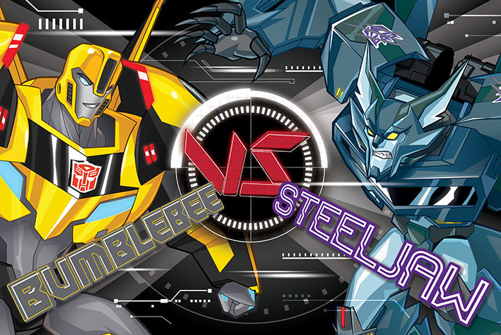 Плакат Transformers: Robots in Disguise - Bb Vs Steeljaw