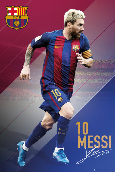 Poster Barcelona - Messi 16/17
