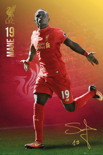 Плакат Liverpool - Mane 16/17