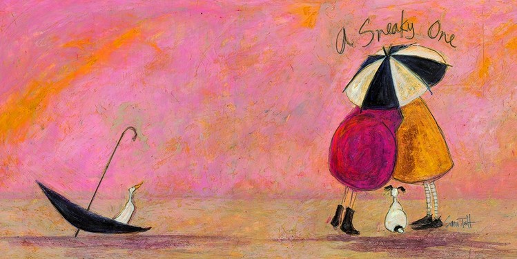 Canvas Print Sam Toft - A sneaky one II
