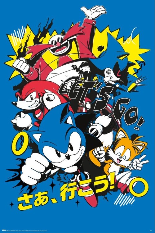 Плакат Sonic - Manga