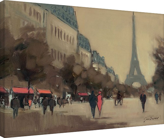 Принти на полотні Jon Barker - Time Out in Paris