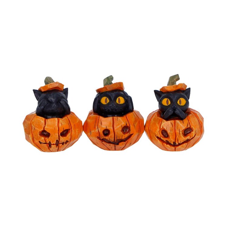 Статуетка See No, Hear No, Speak No - Three Wise Pumpkins