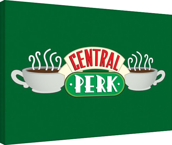 Принти на полотні Vänner - Central Perk Green