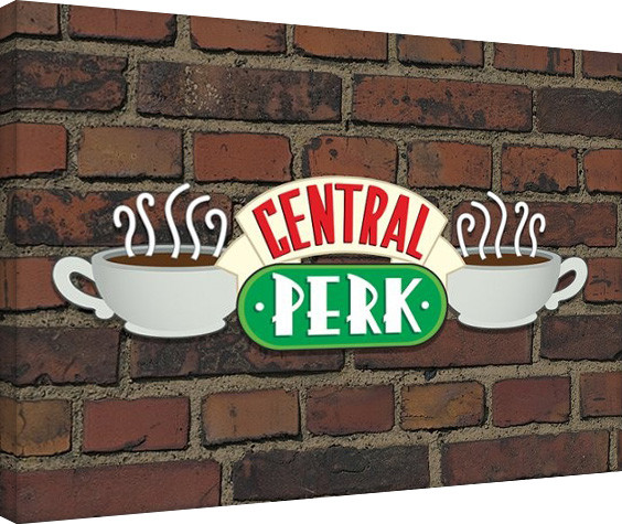 Canvas-taulu Frendit - Central Perk Brick
