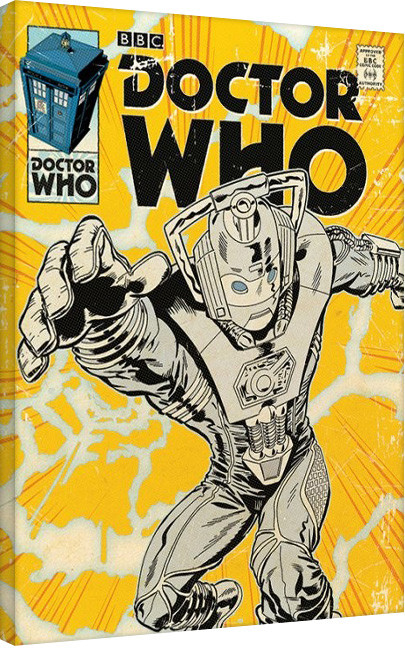 Принти на полотні Doctor Who - Cyberman Comic