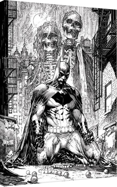 Принти на полотні DC Comics - Batman Haunted