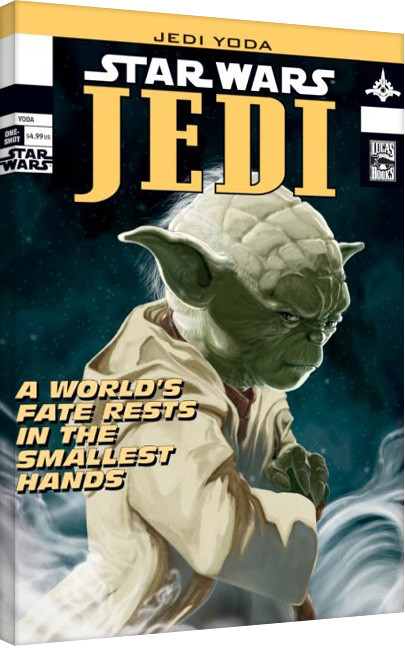 Принти на полотні Star Wars - Yoda Comic Cover