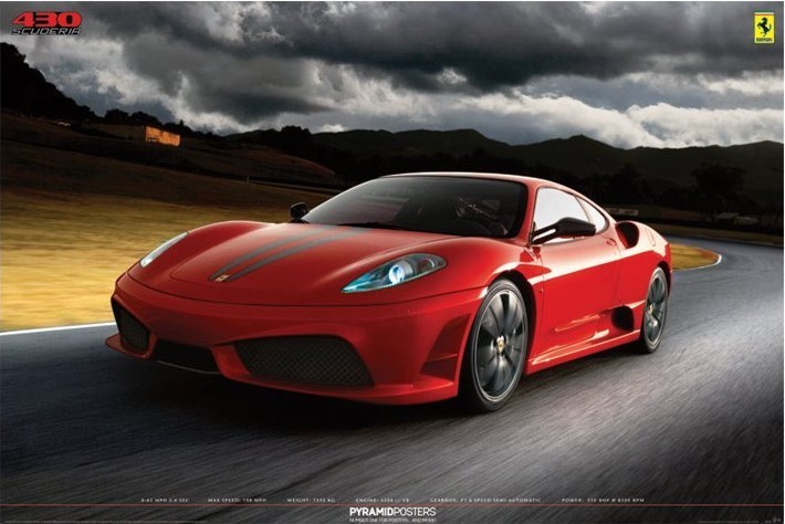 Αφίσα Ferrari - 430 scuderia