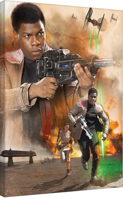 Принти на полотні Star Wars Episod VII: The Force Awakens - Finn Art