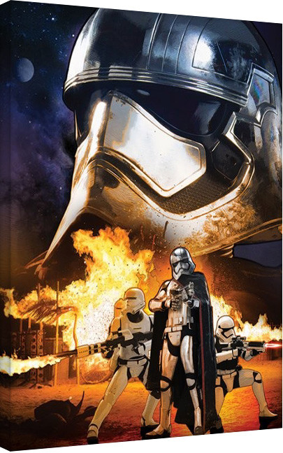Принти на полотні Star Wars Episod VII: The Force Awakens - Captain Phasma Art