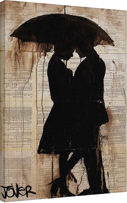 Принти на полотні Loui Jover - Rain Lovers