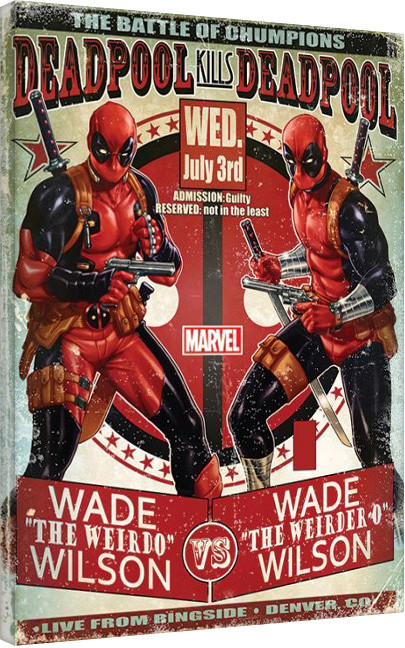 Принти на полотні Deadpool - Wade vs Wade