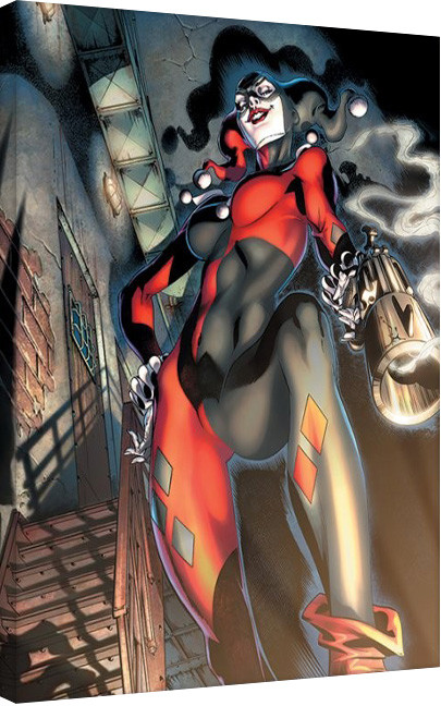 Принти на полотні Harley Quinn - Gun Smoke