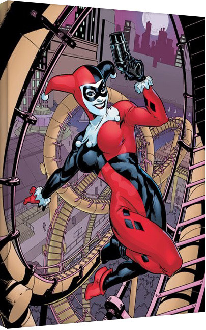 Принти на полотні Harley Quinn - Rollercoaster
