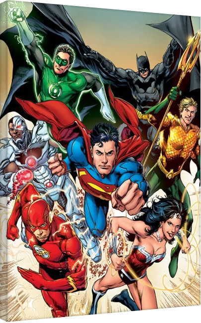 Quadro em tela Justice League - Attack
