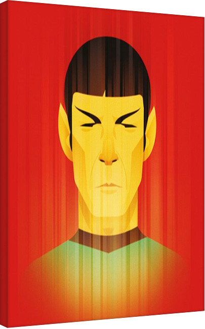Принти на полотні Star Trek: Beaming Spock - 50th Anniversary