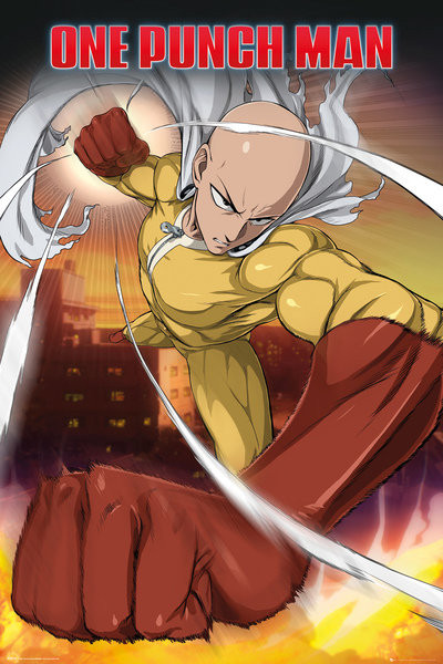 Плакат One Punch Man - Saitama