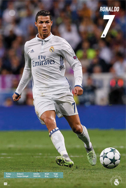 Плакат Real Madrid - Ronaldo