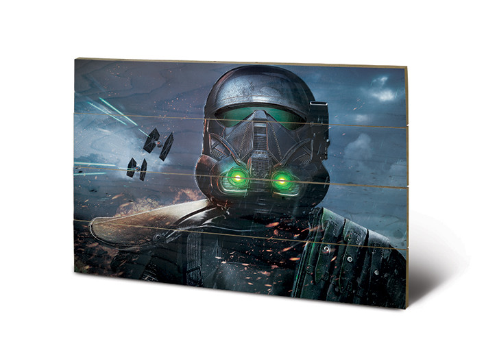 Ξύλινη τέχνη Rogue One: Star Wars Story - Death Trooper Glow