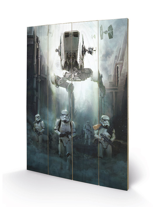Ξύλινη τέχνη Rogue One: Star Wars Story - Stormtrooper Patrol