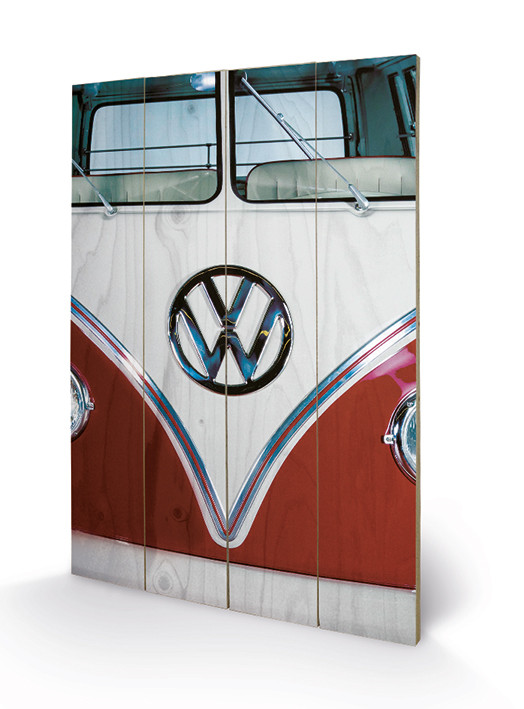 Ξύλινη τέχνη VW - Red