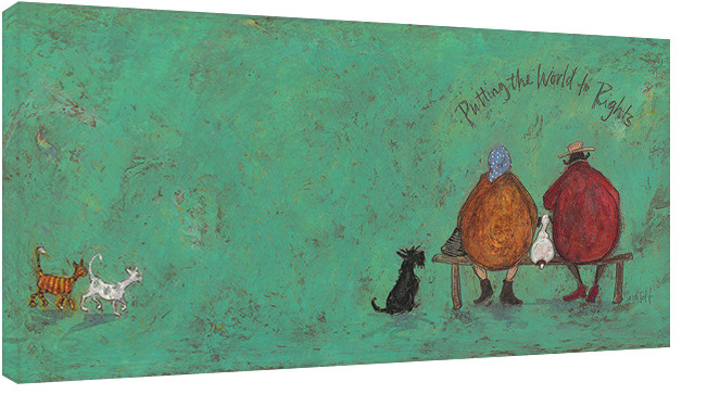 Принти на полотні Sam Toft - Putting the words to right