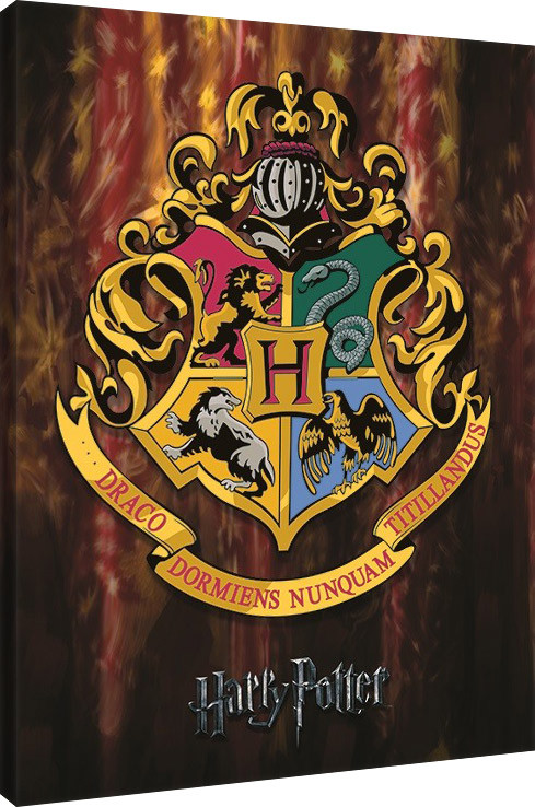 Canvas Print Harry Potter - Hogwarts Crest