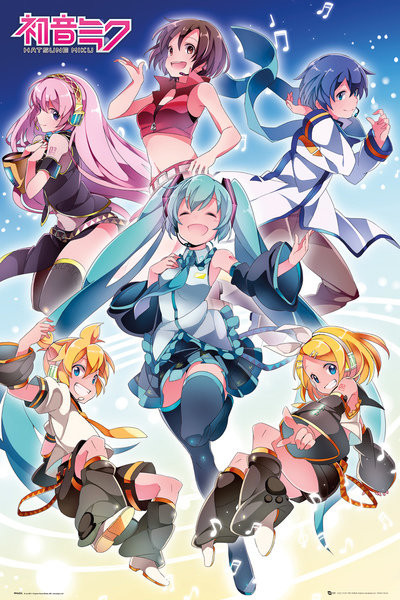 Плакат Hatsune Miku - Group