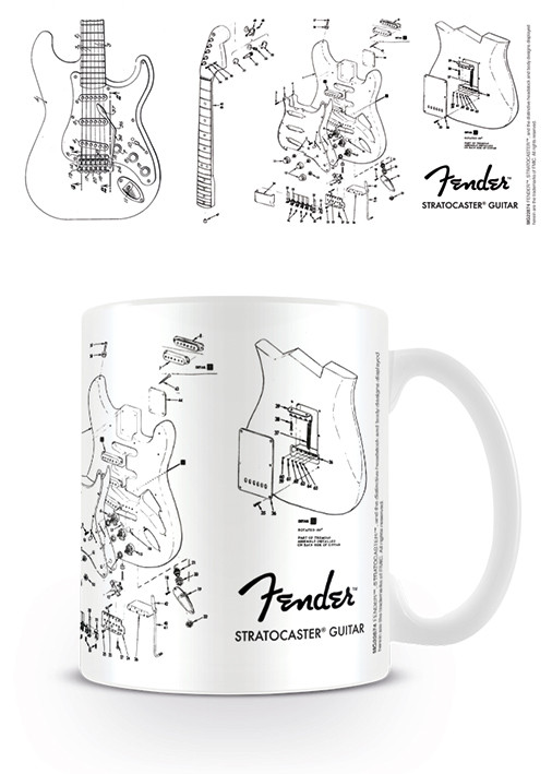 Mug Fender - Exploding Stratocaster