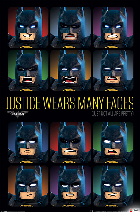 Плакат Lego Batman - Justice Wears Many Faces